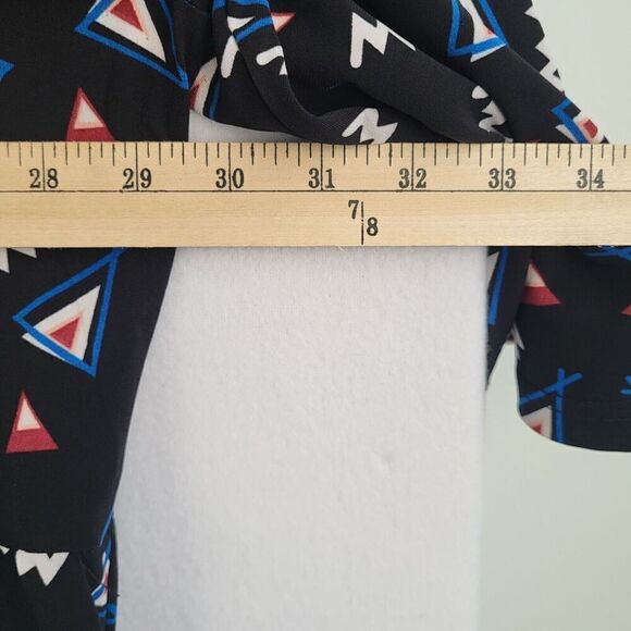 Ulla Popken 2-piece Dress & Cardigan 32/34 Black Stretch Dressy Party Slimming - Picture 6 of 12